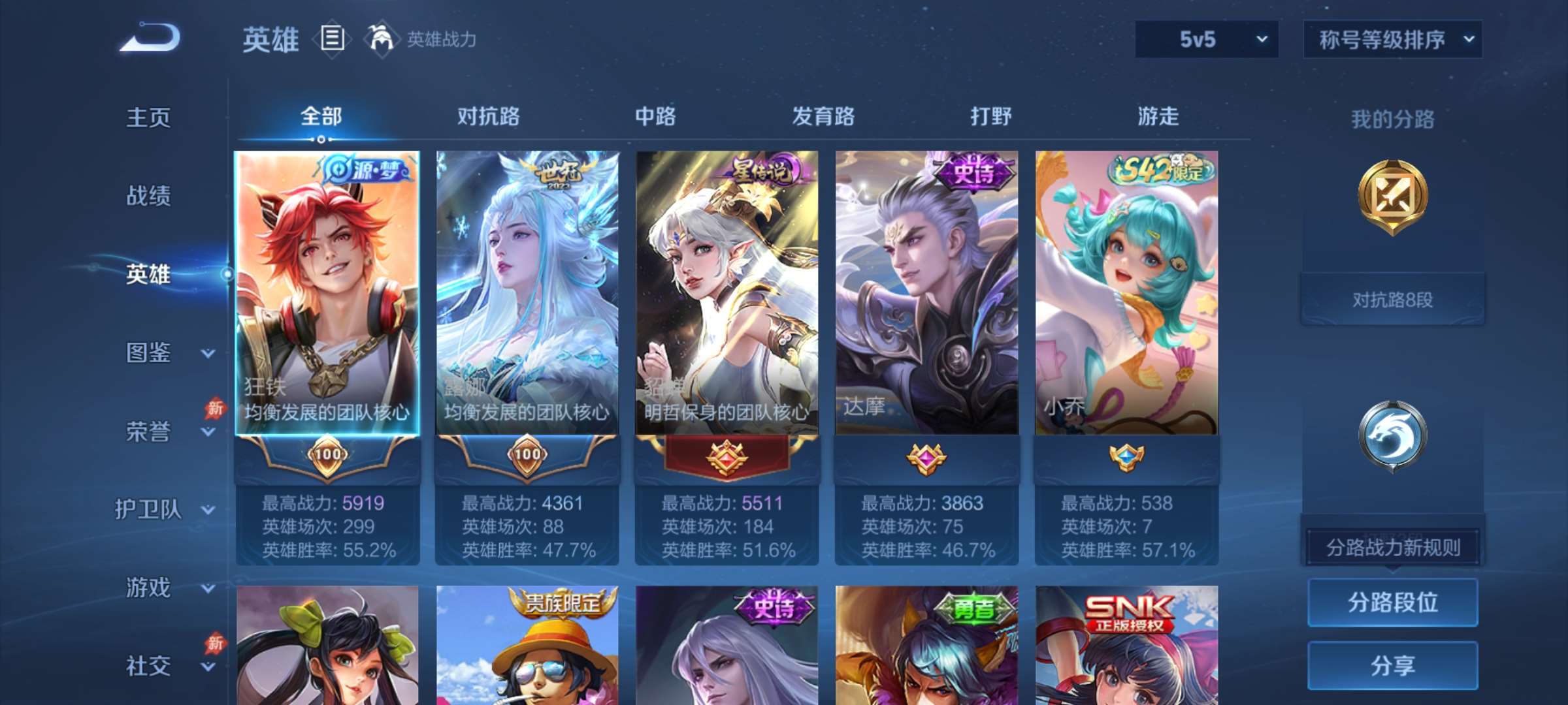 WZCMW4332807王者荣耀账号详情图6