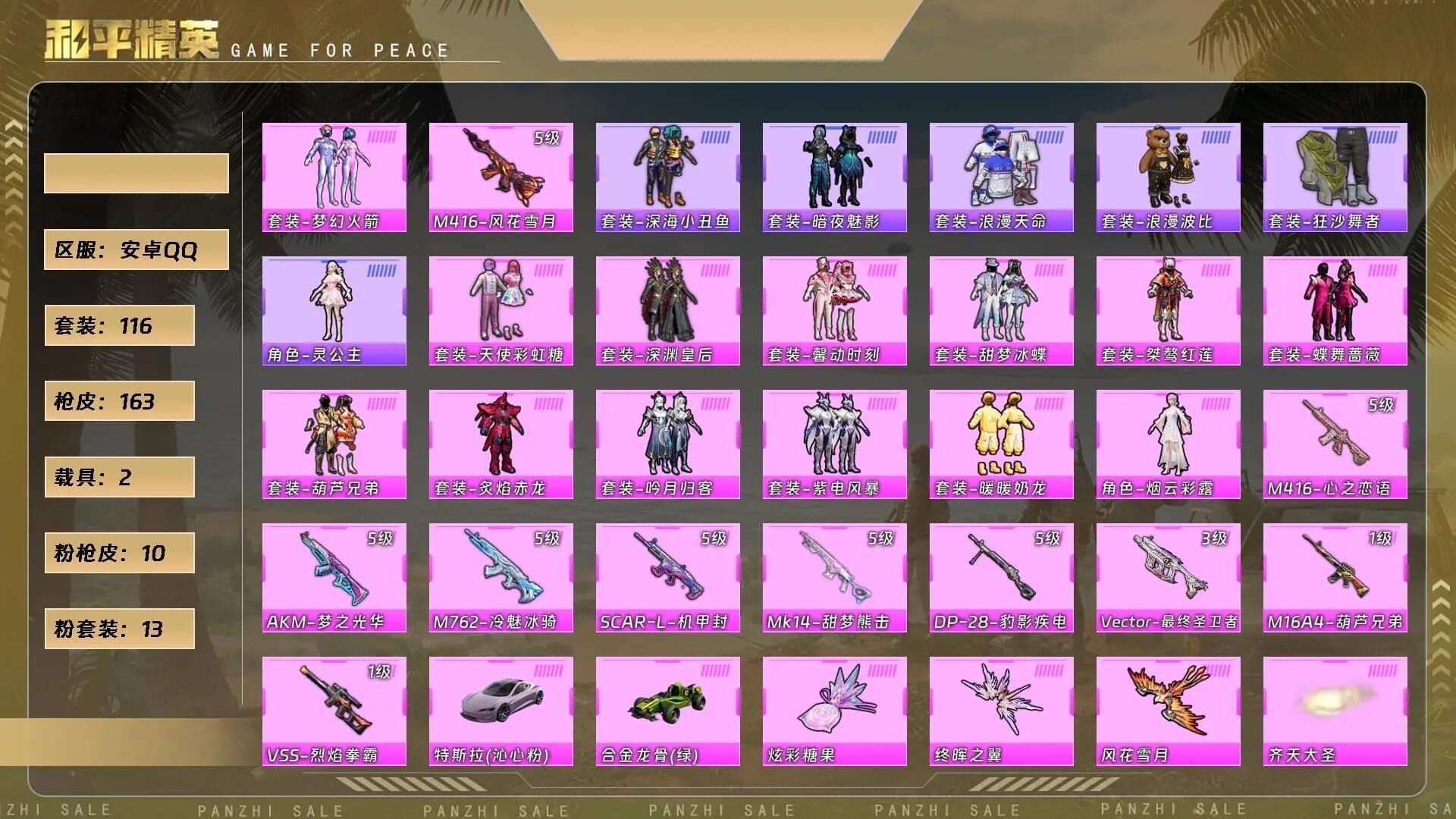 HPCMW4192177和平精英账号详情图2