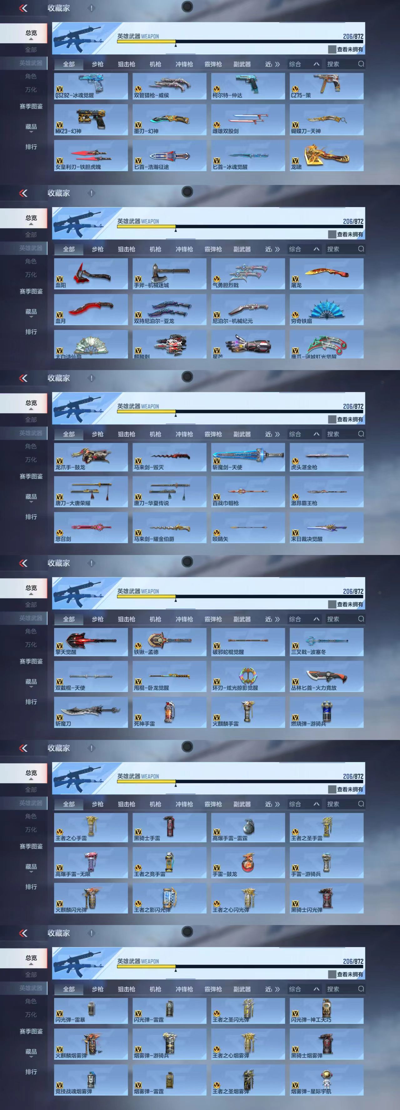 CFMCW429421枪战王者账号详情图6