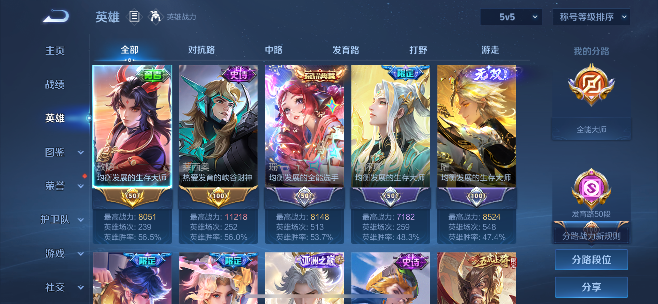 WZLX4327152王者荣耀账号详情图2