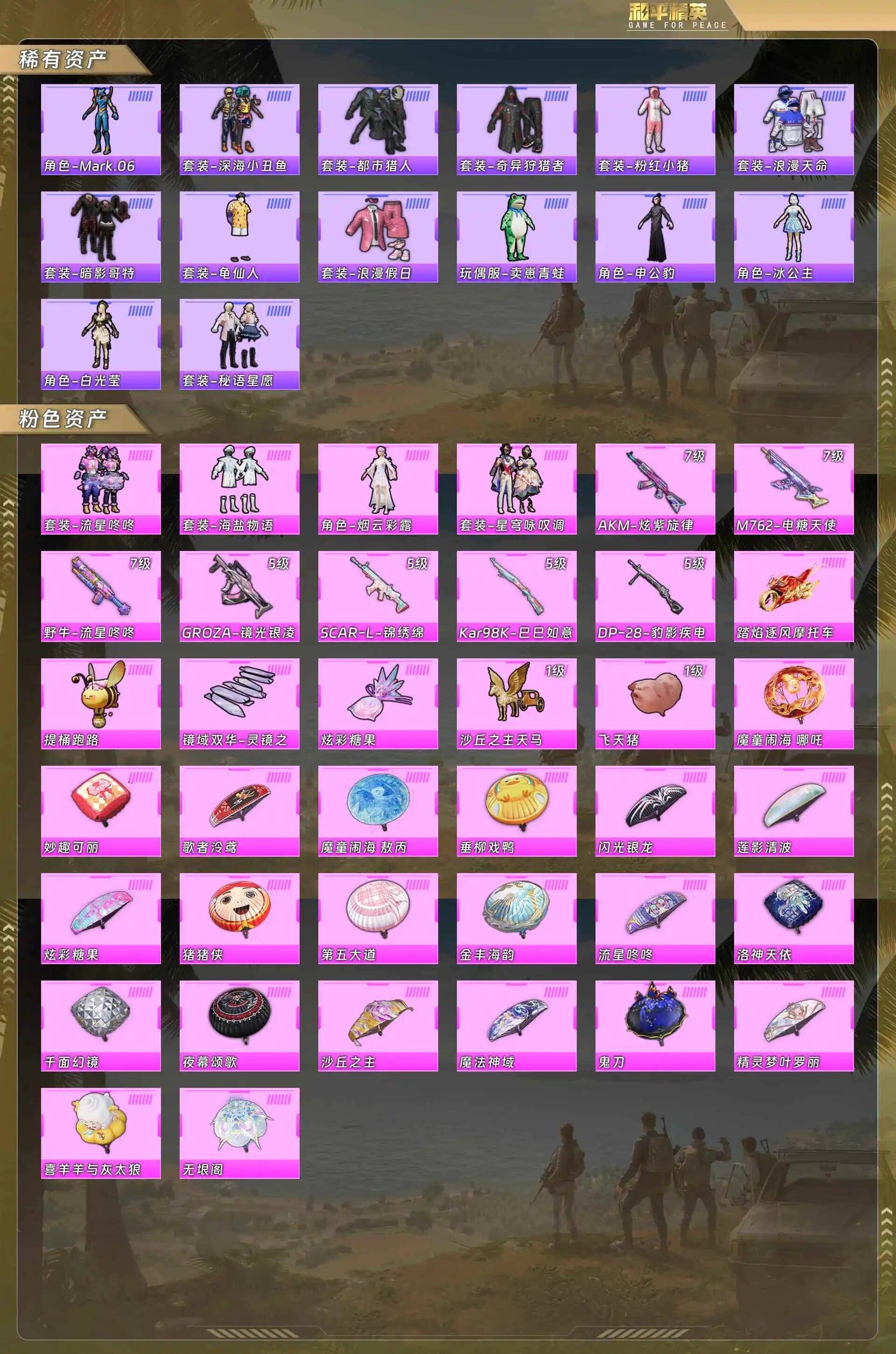 HPCMW4193634和平精英账号详情图3