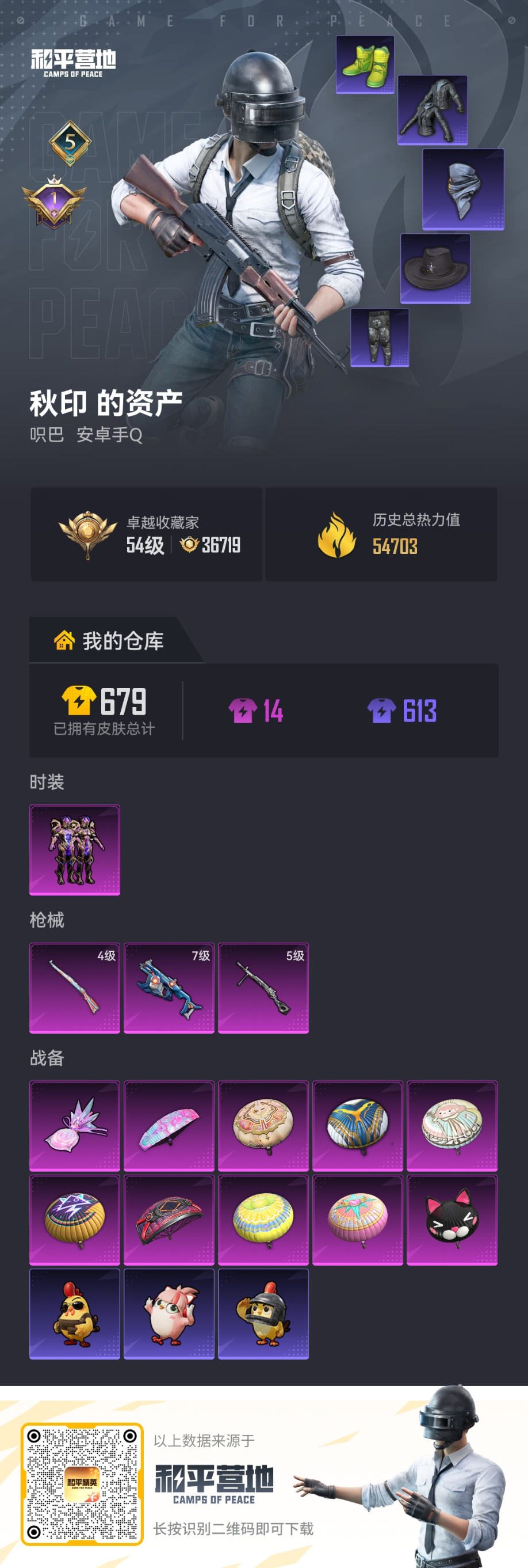 HPQM4184371和平精英账号详情图3