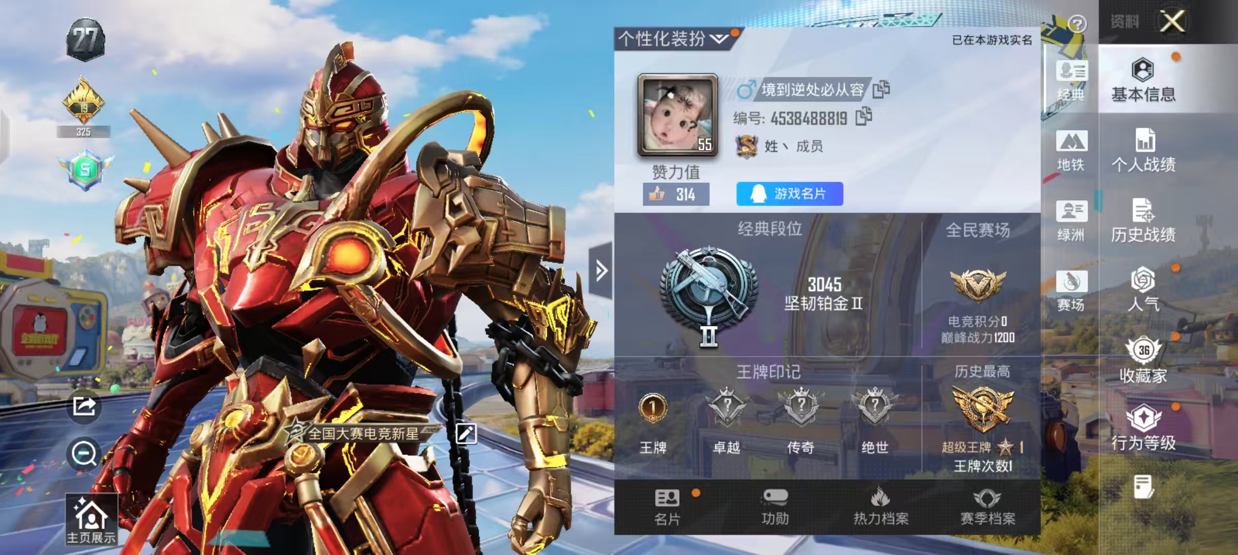 HPCMW4195791和平精英账号详情图7