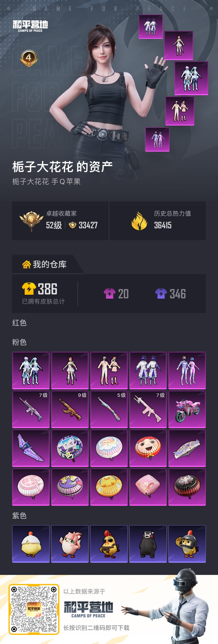 HPQM4182915和平精英账号详情图3