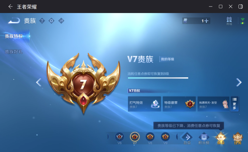 WZQM4320687王者荣耀账号详情图9