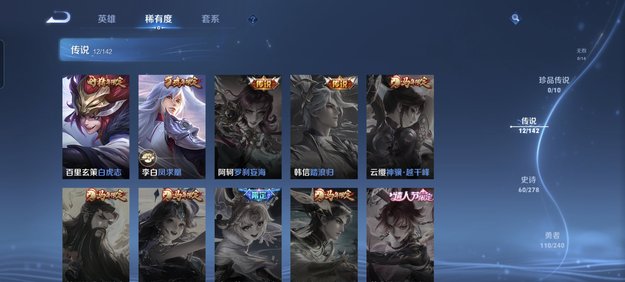 WZLX4327201王者荣耀账号详情图5