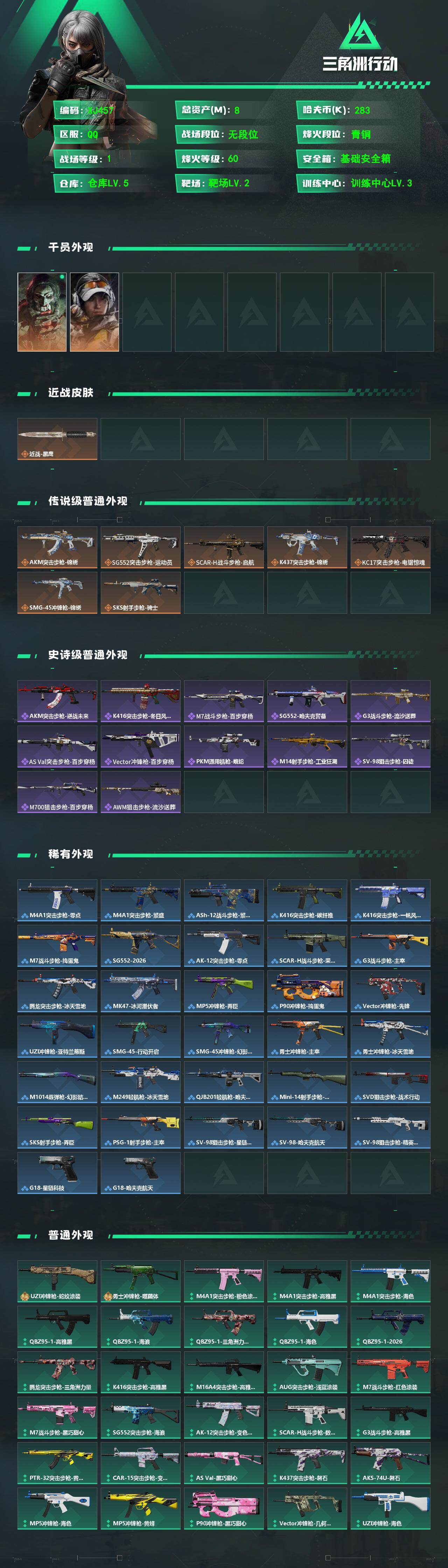 SJZCMW4111401三角洲行动账号详情图3
