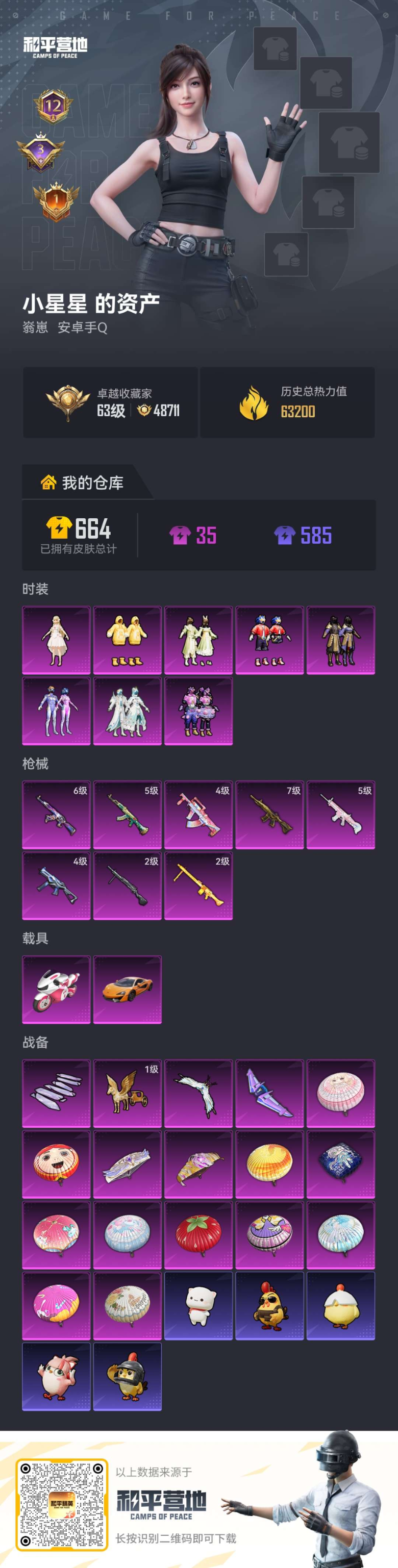 HPQM4188521和平精英账号详情图3