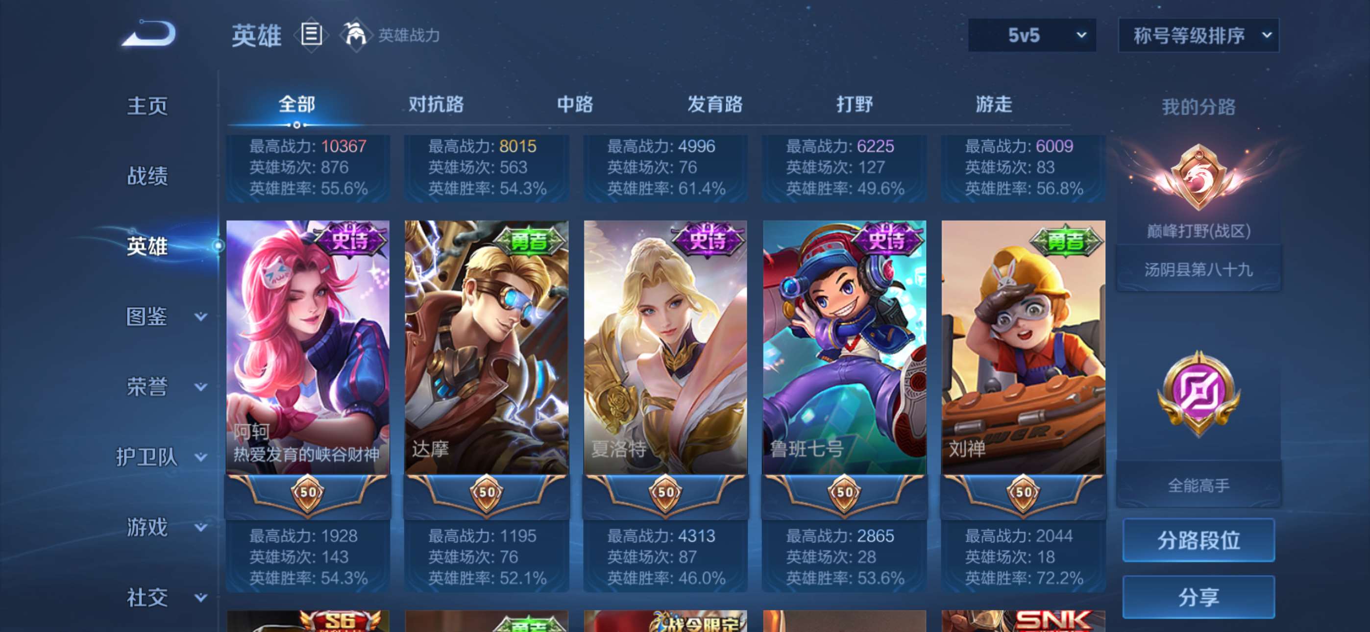 WZCMW4343415王者荣耀账号详情图3