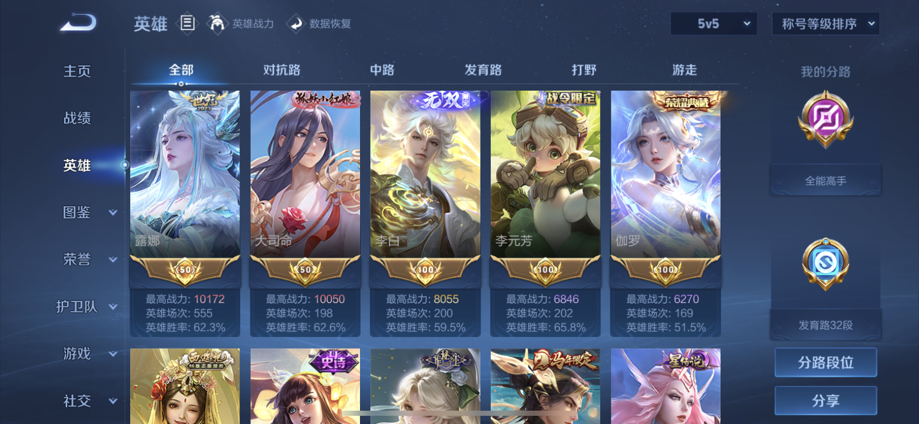 WZLX4328780王者荣耀账号详情图4