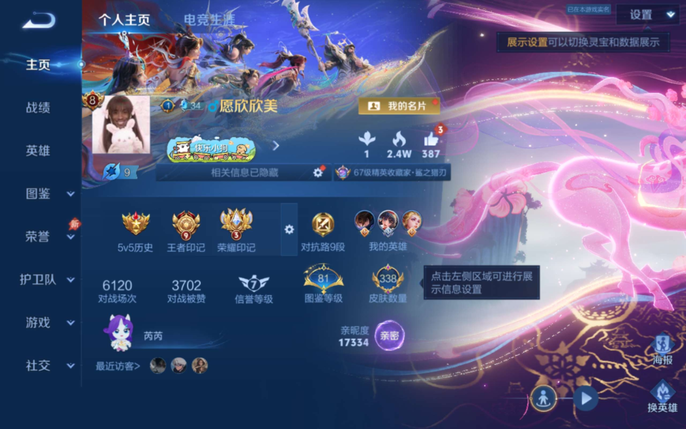 WZQM4327357王者荣耀账号详情图4