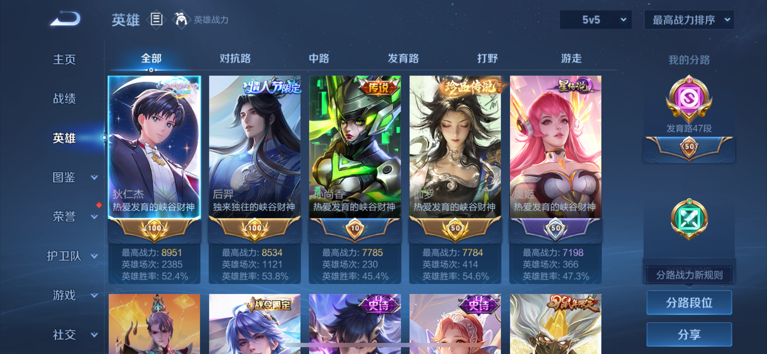 WZLX4328789王者荣耀账号详情图3