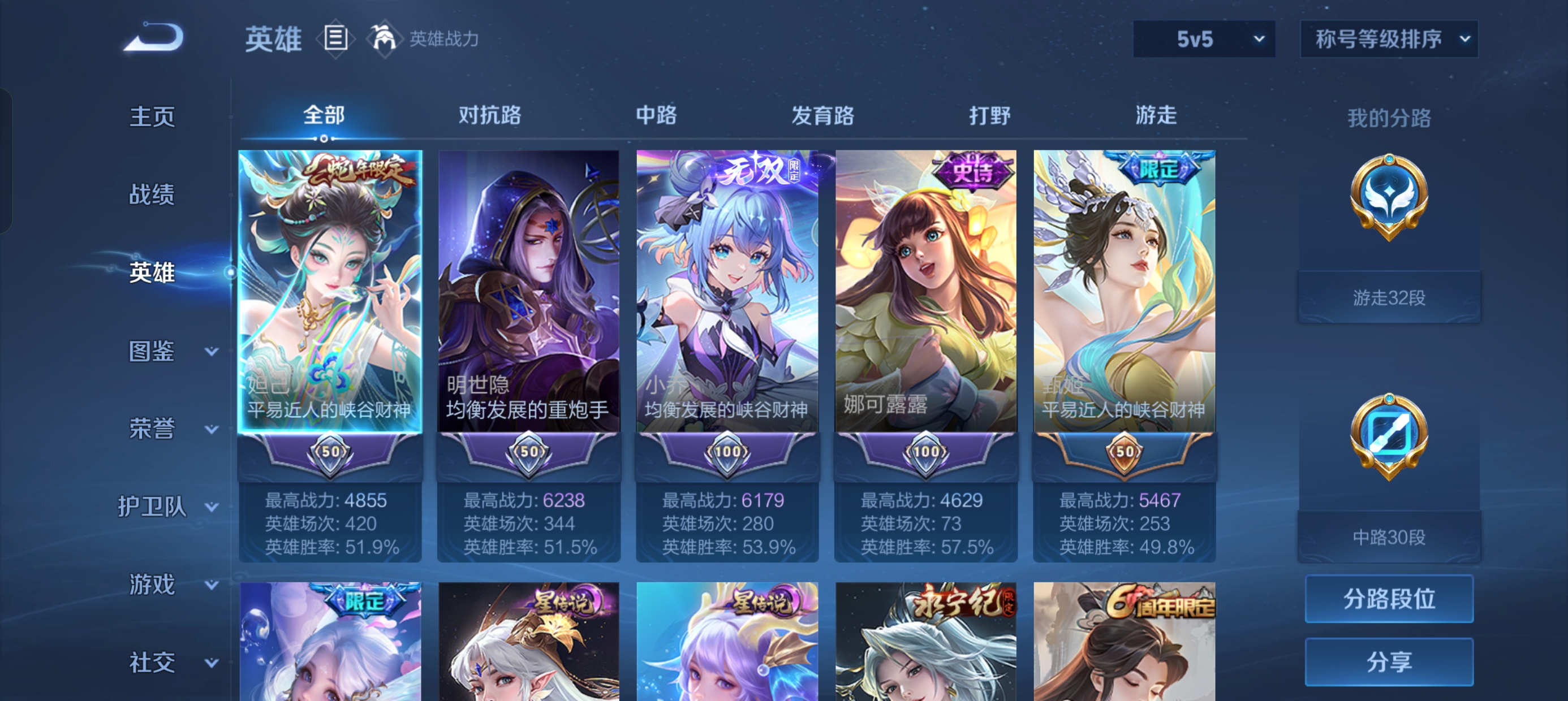 WZLX4328794王者荣耀账号详情图5