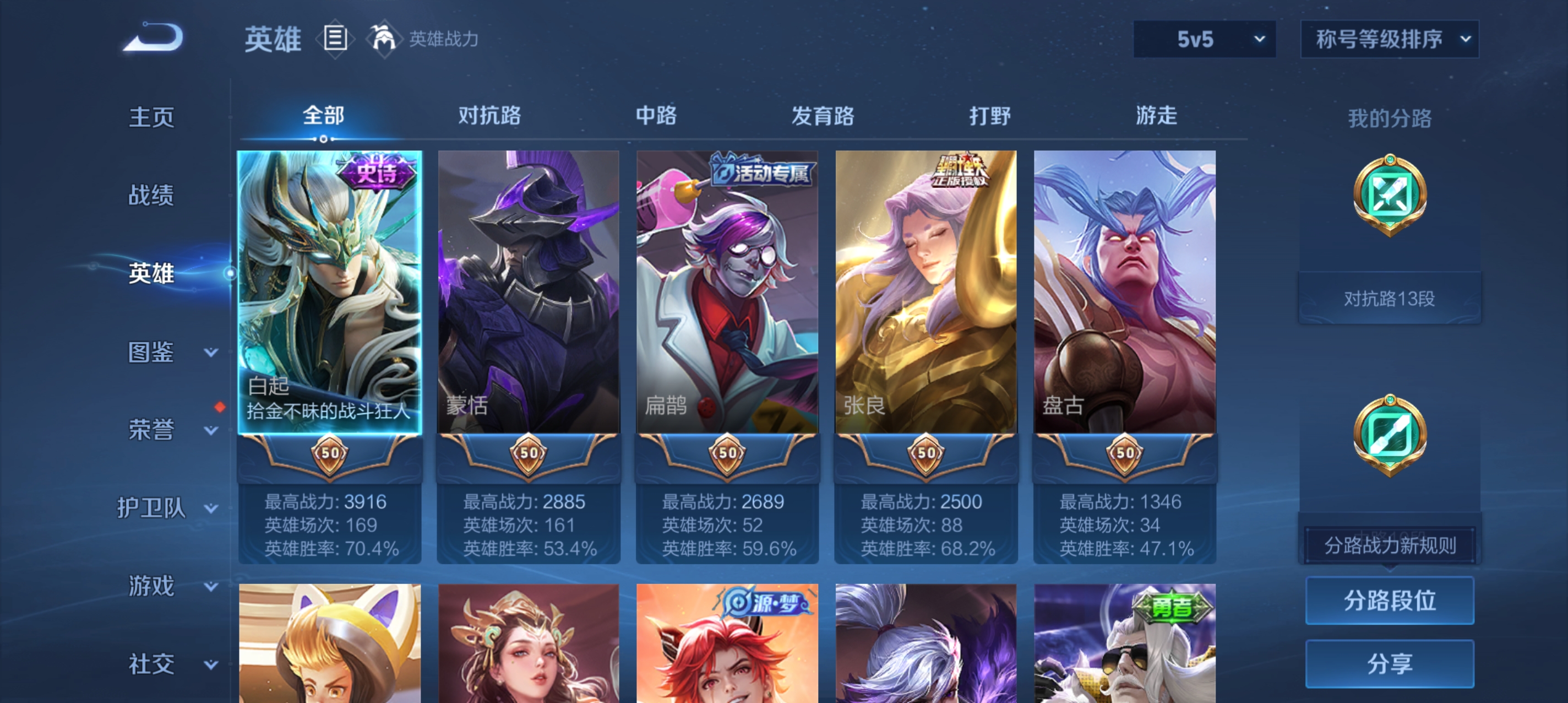 WZLX4328797王者荣耀账号详情图5