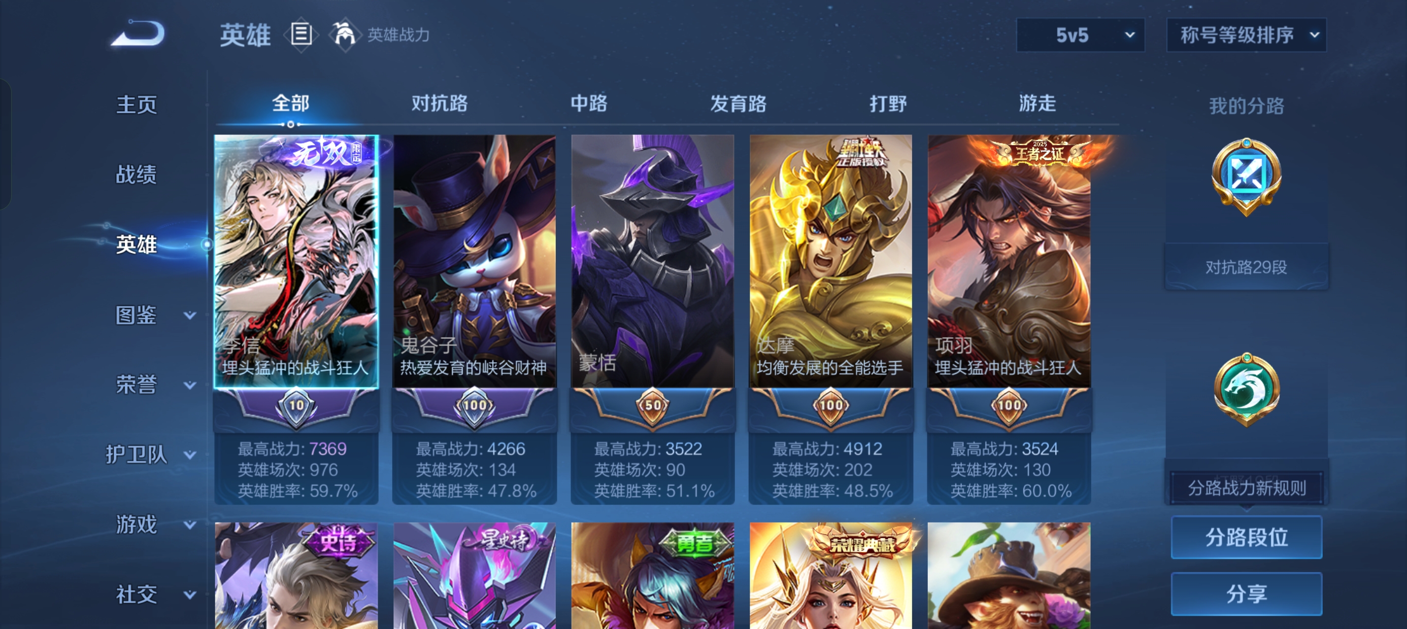 WZLX4328805王者荣耀账号详情图4