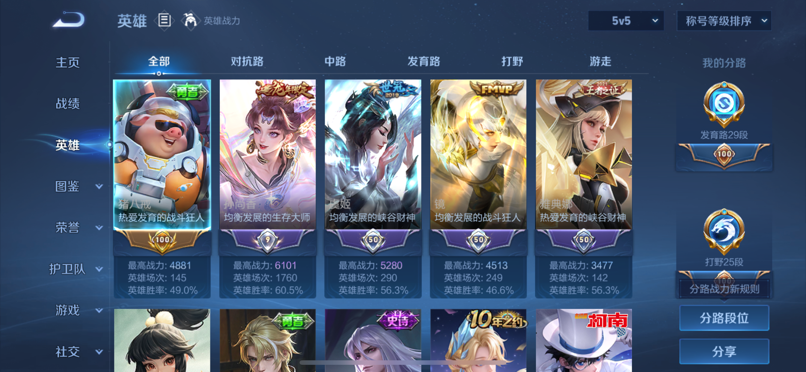 WZLX4328807王者荣耀账号详情图4