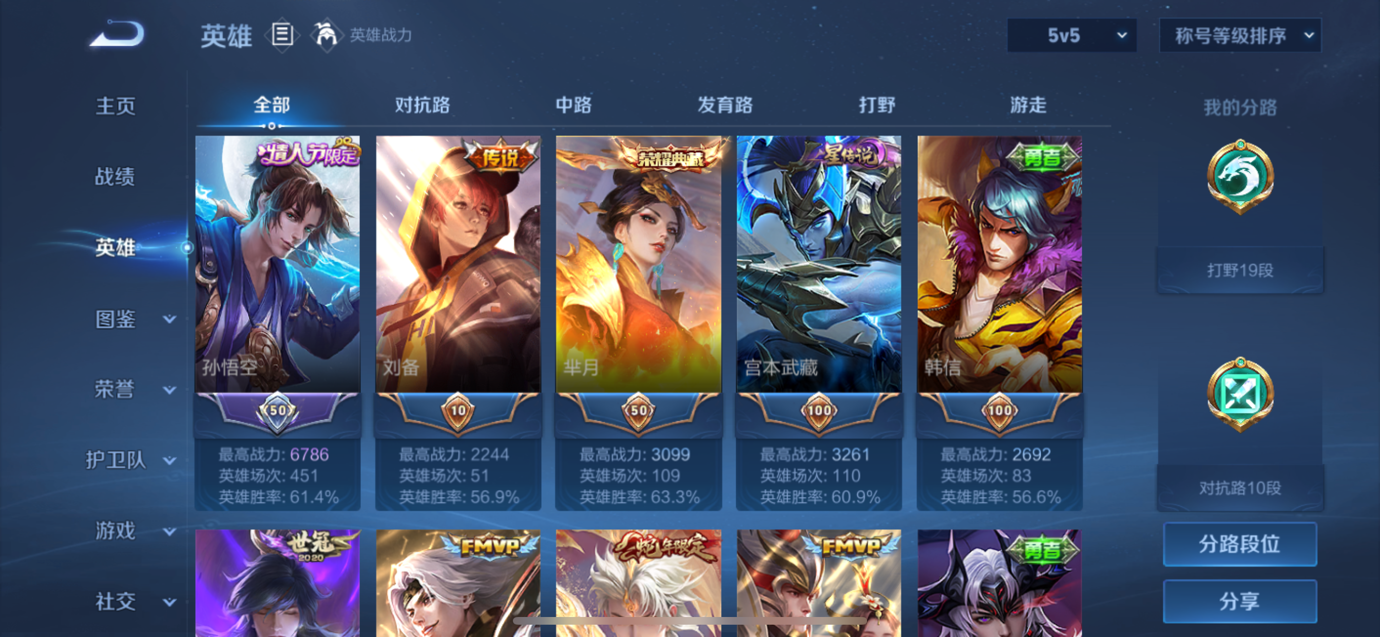 WZLX4328849王者荣耀账号详情图3