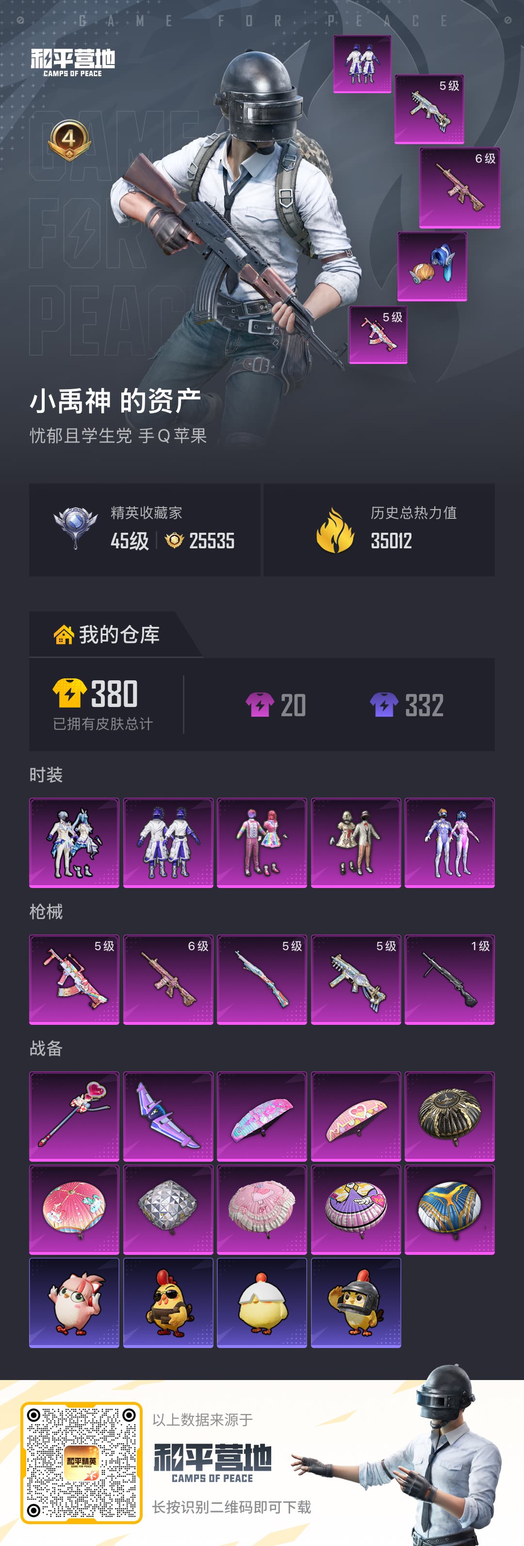 HPLX4189028和平精英账号详情图2