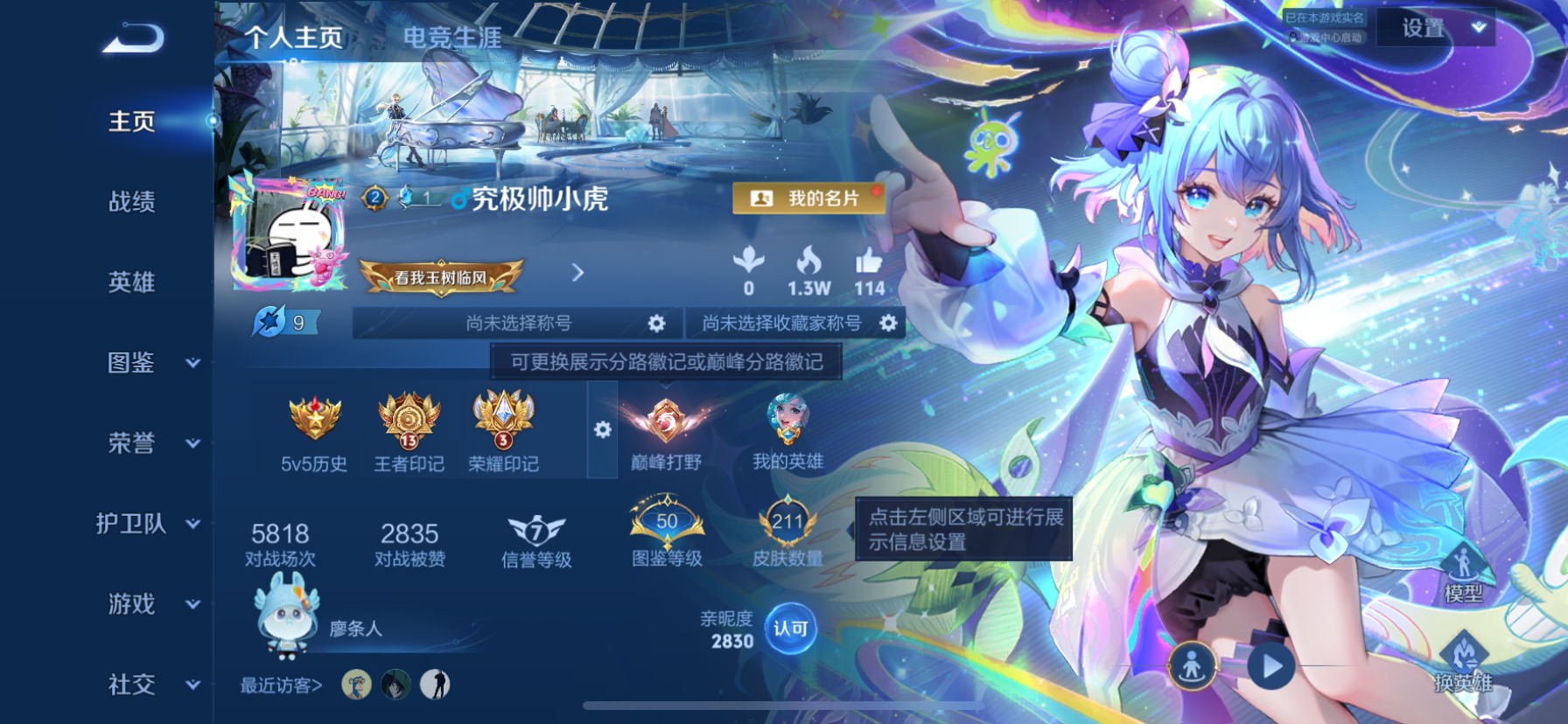 WZLX4332111王者荣耀账号详情图23