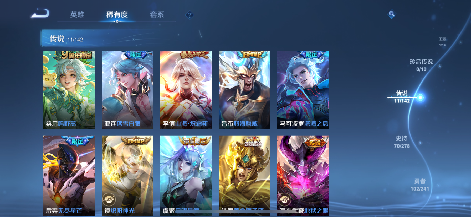 WZLX4332111王者荣耀账号详情图27