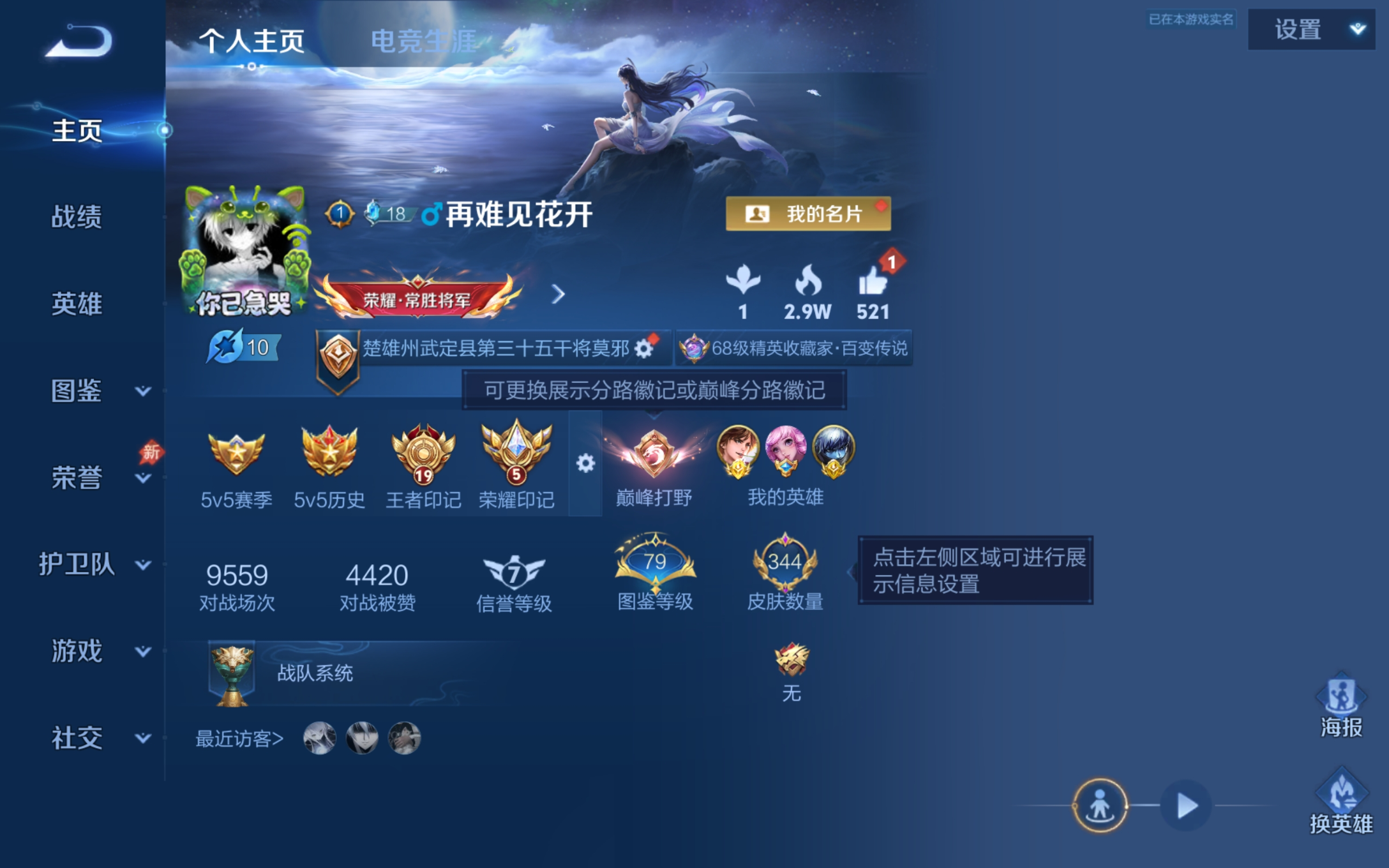 WZQM4331838王者荣耀账号详情图3