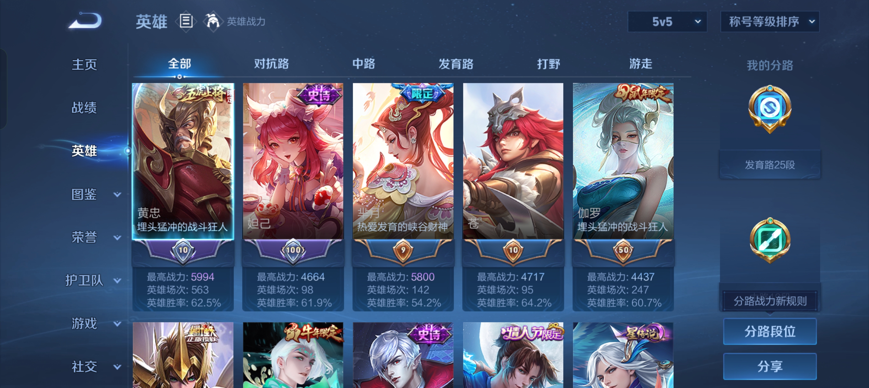 WZLX4332124王者荣耀账号详情图3