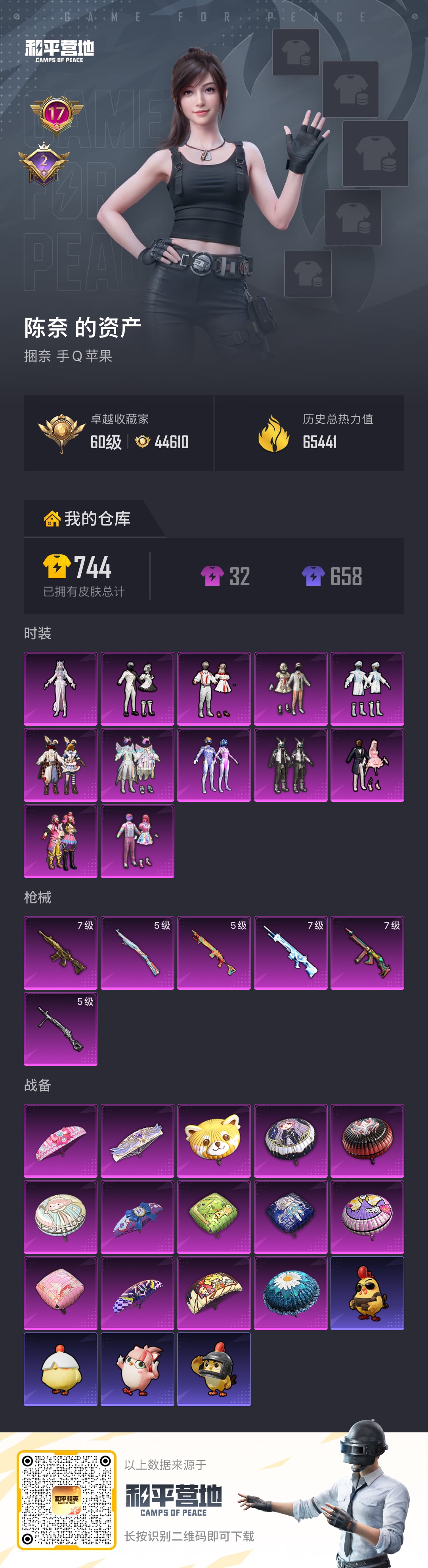 HPLX4192582和平精英账号详情图5