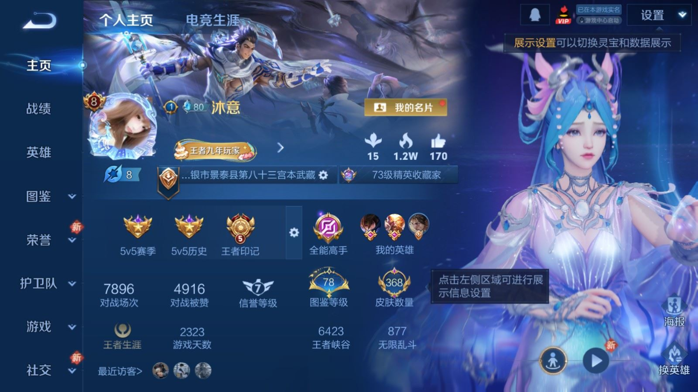 WZQM4334023王者荣耀账号详情图4