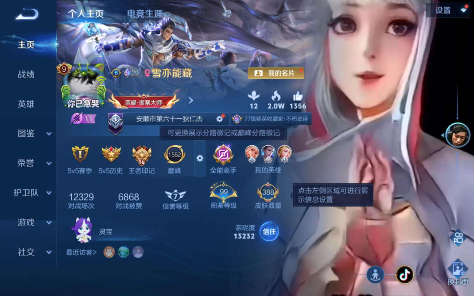 WZQM4335004王者荣耀账号详情图3