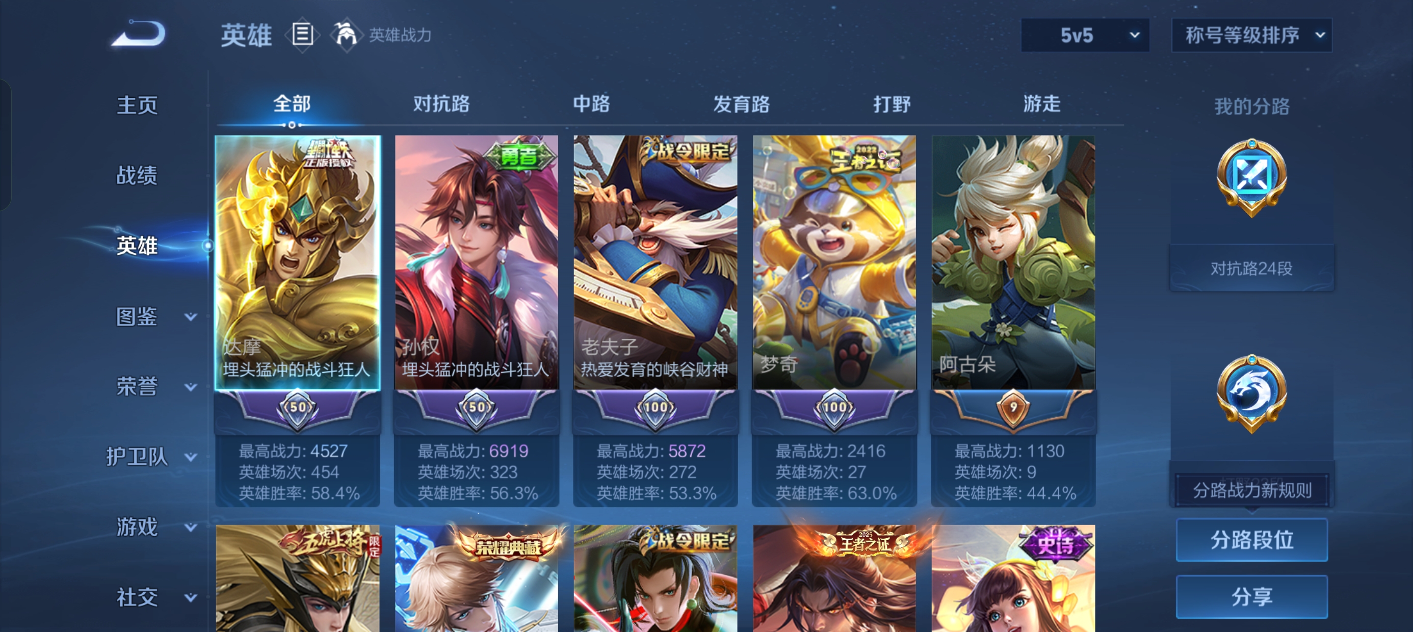 WZLX4335687王者荣耀账号详情图3