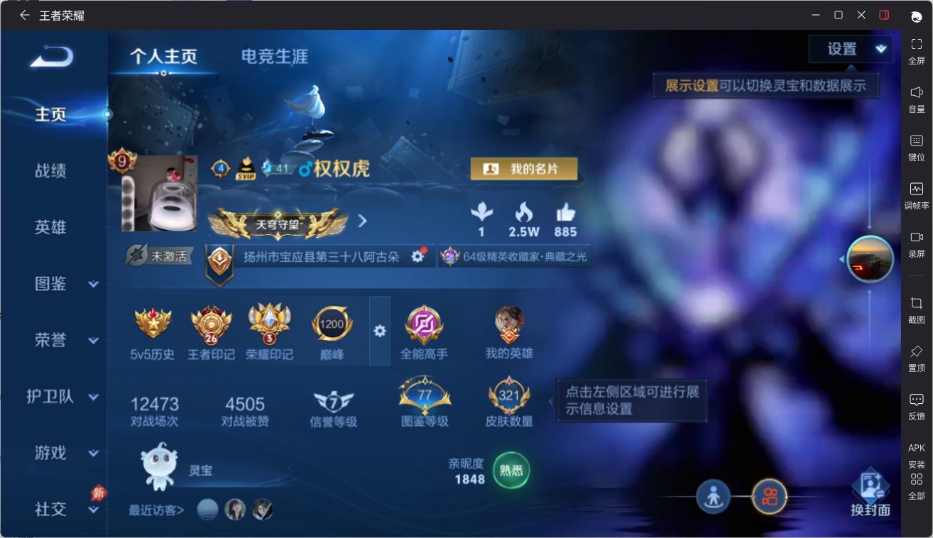 WZQM4338617王者荣耀账号详情图4