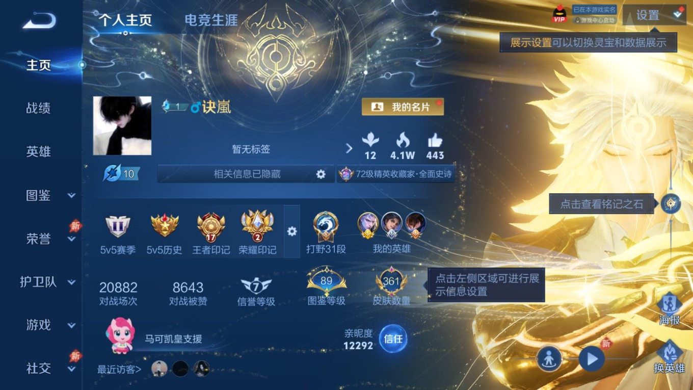WZQM4339307王者荣耀账号详情图11