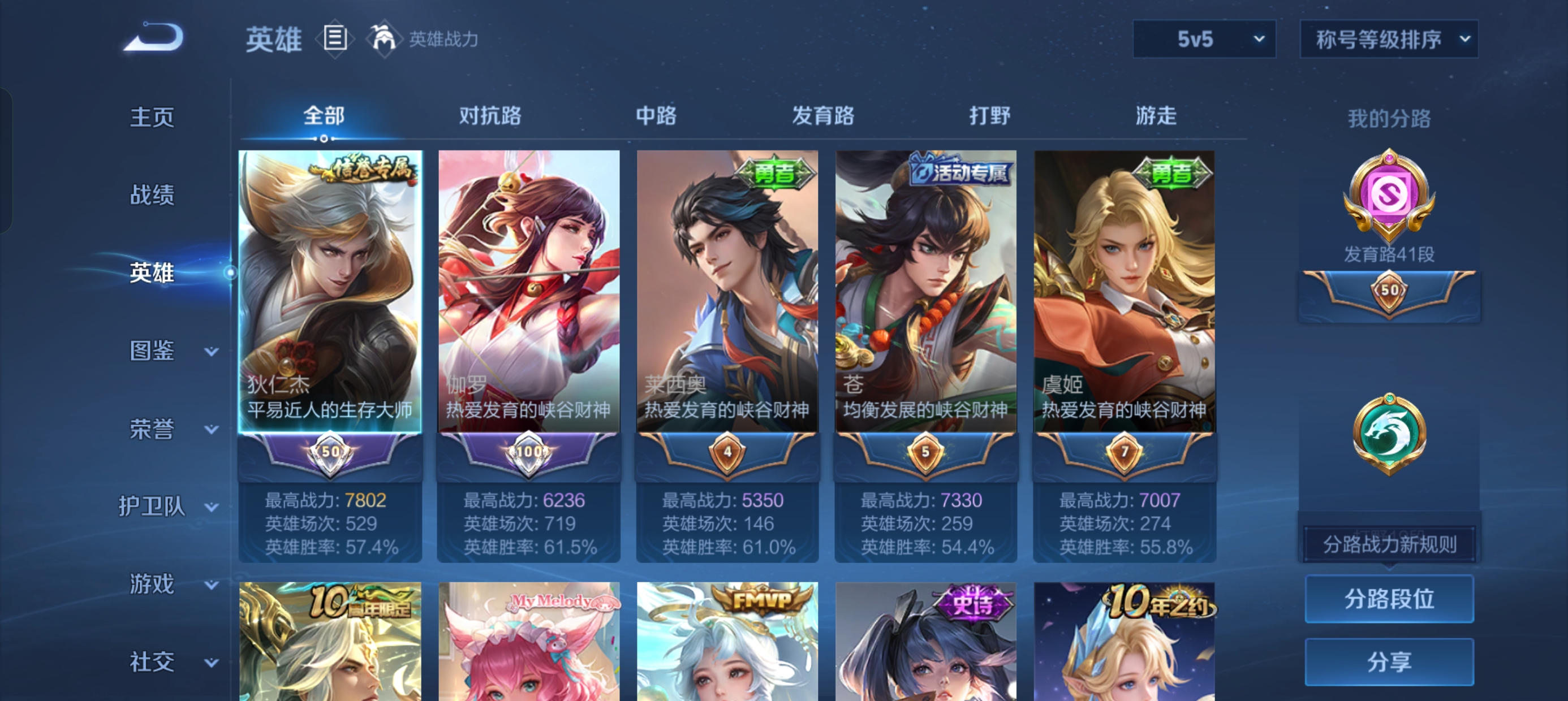 WZLX4340032王者荣耀账号详情图15