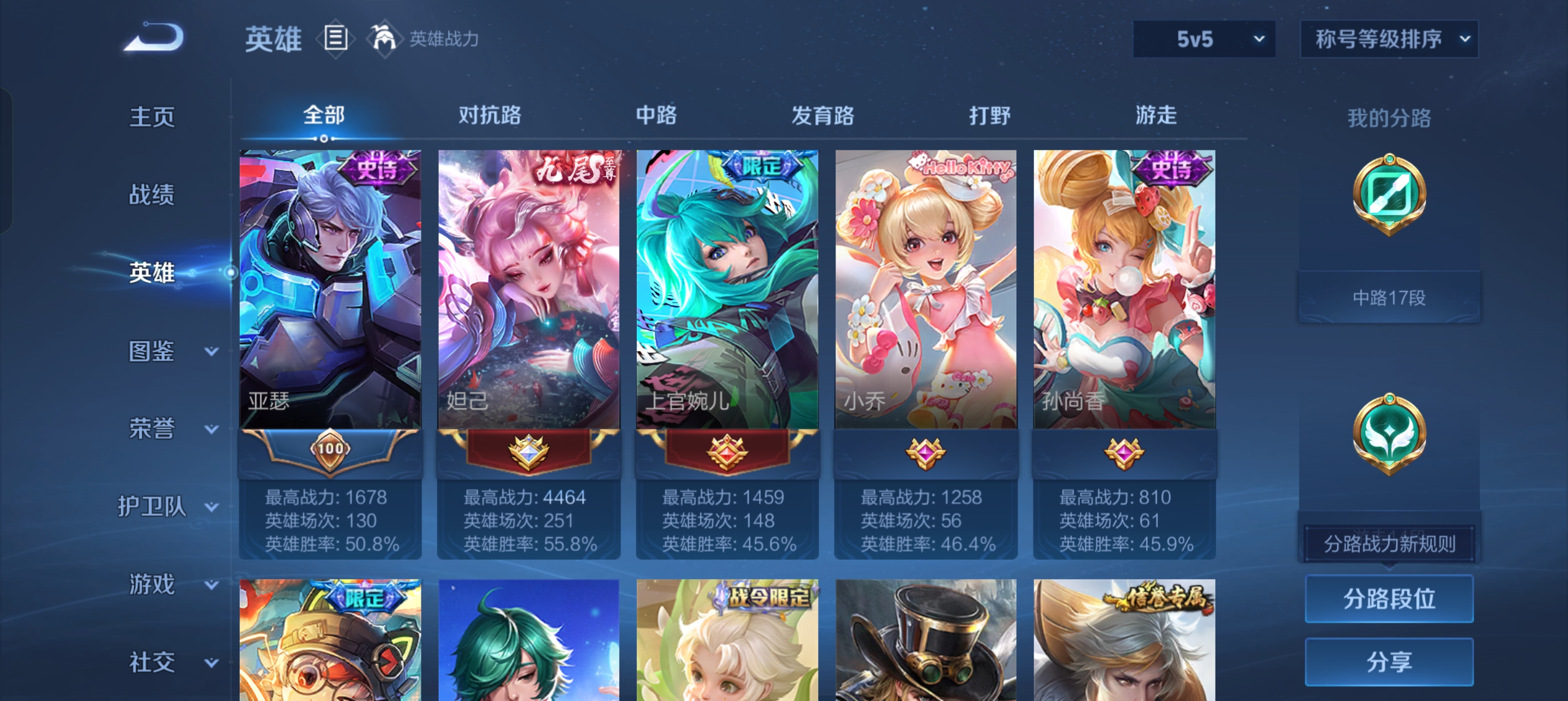 WZLX4340033王者荣耀账号详情图4