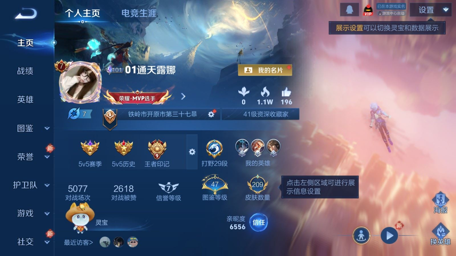 WZQM4340105王者荣耀账号详情图18