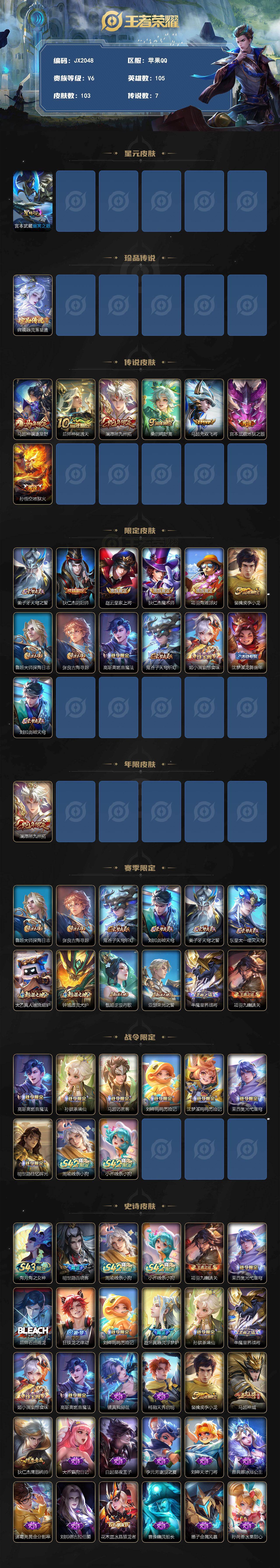 WZCMW4370877王者荣耀账号详情图2