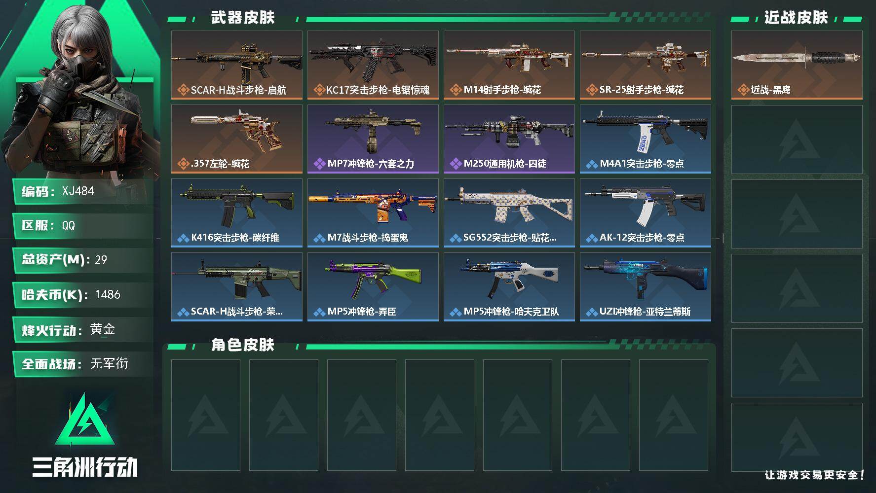 SJZCMW4123919三角洲行动账号详情图2