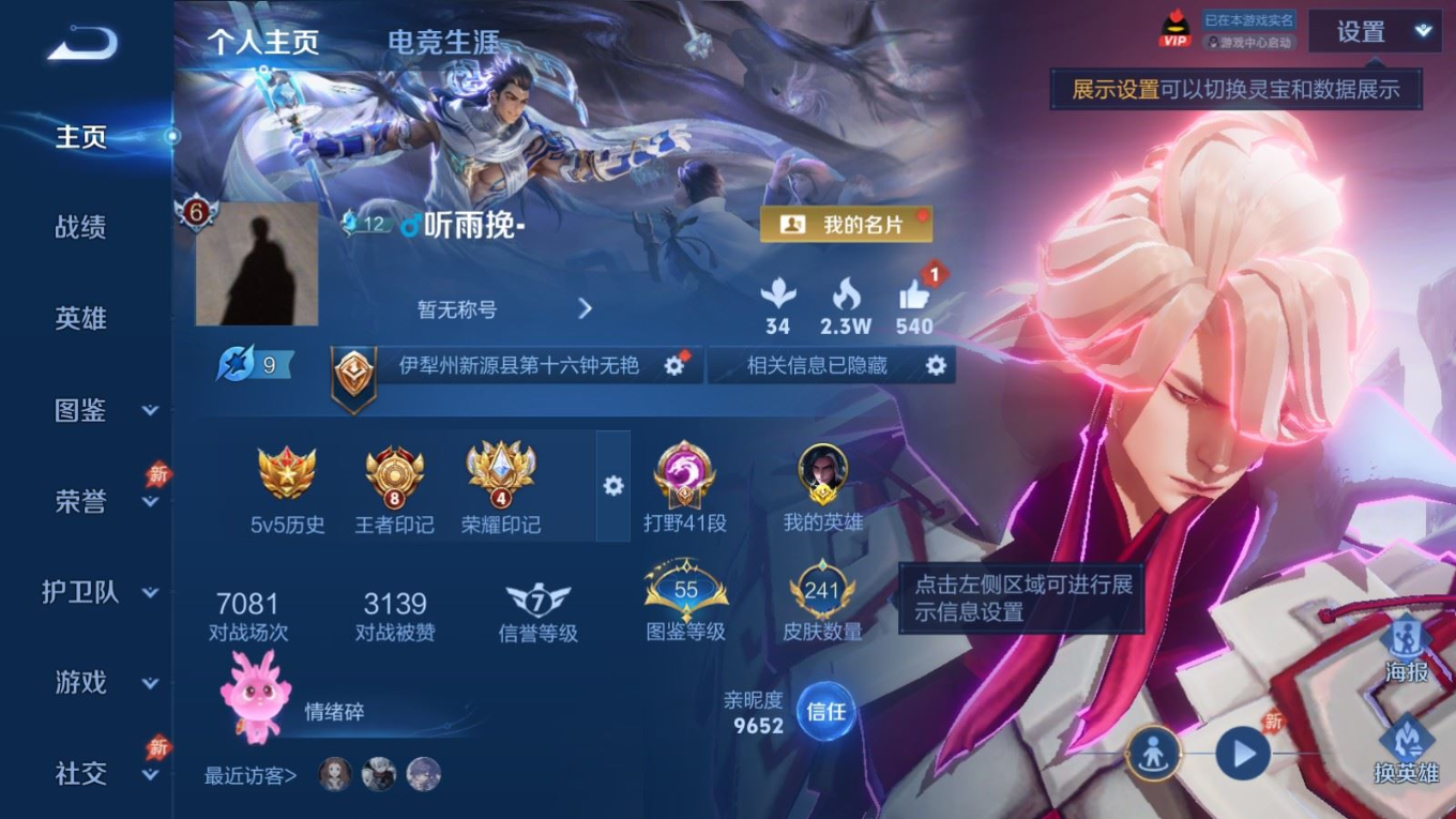 WZQM4344043王者荣耀账号详情图21