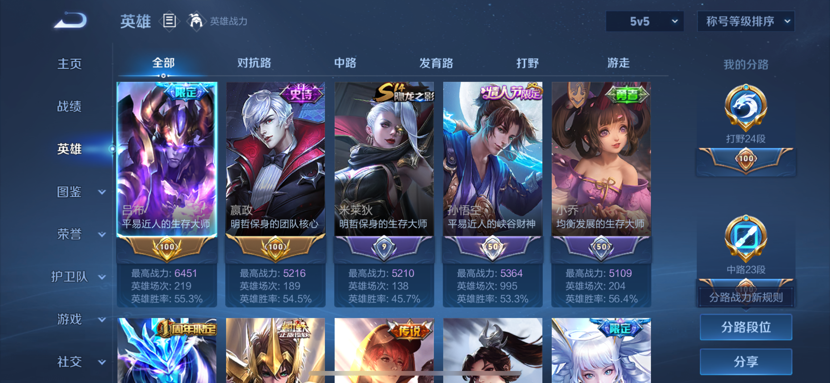 WZLX4346185王者荣耀账号详情图4