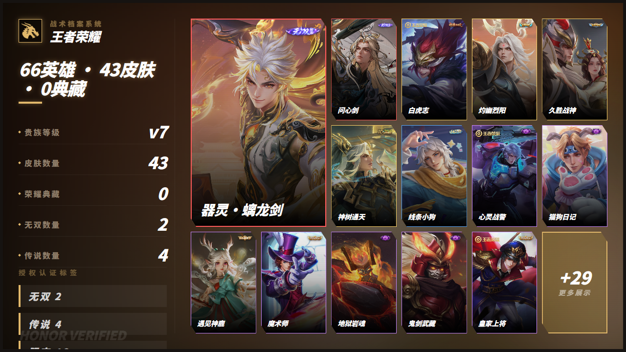 WZCMW4373991王者荣耀账号详情图2