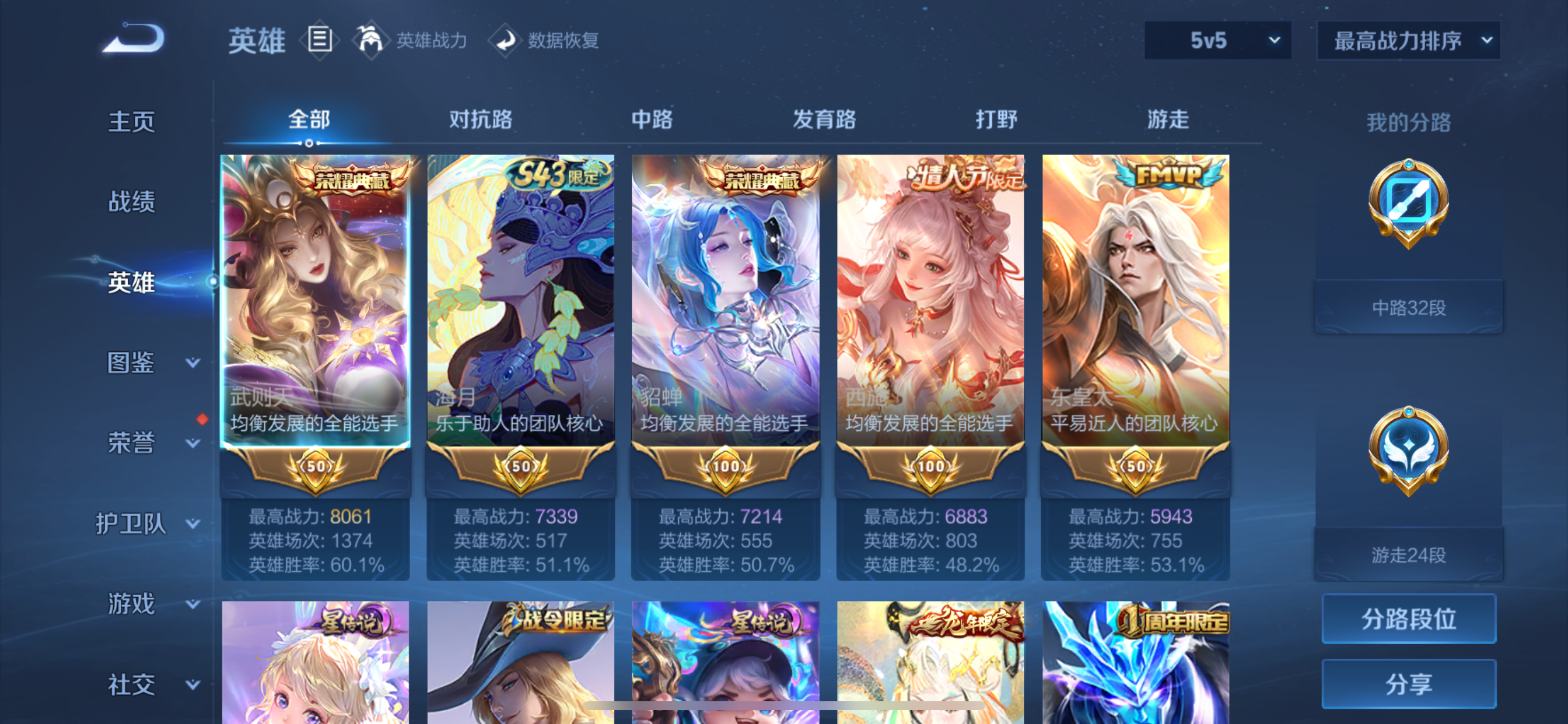 WZLX4346421王者荣耀账号详情图14