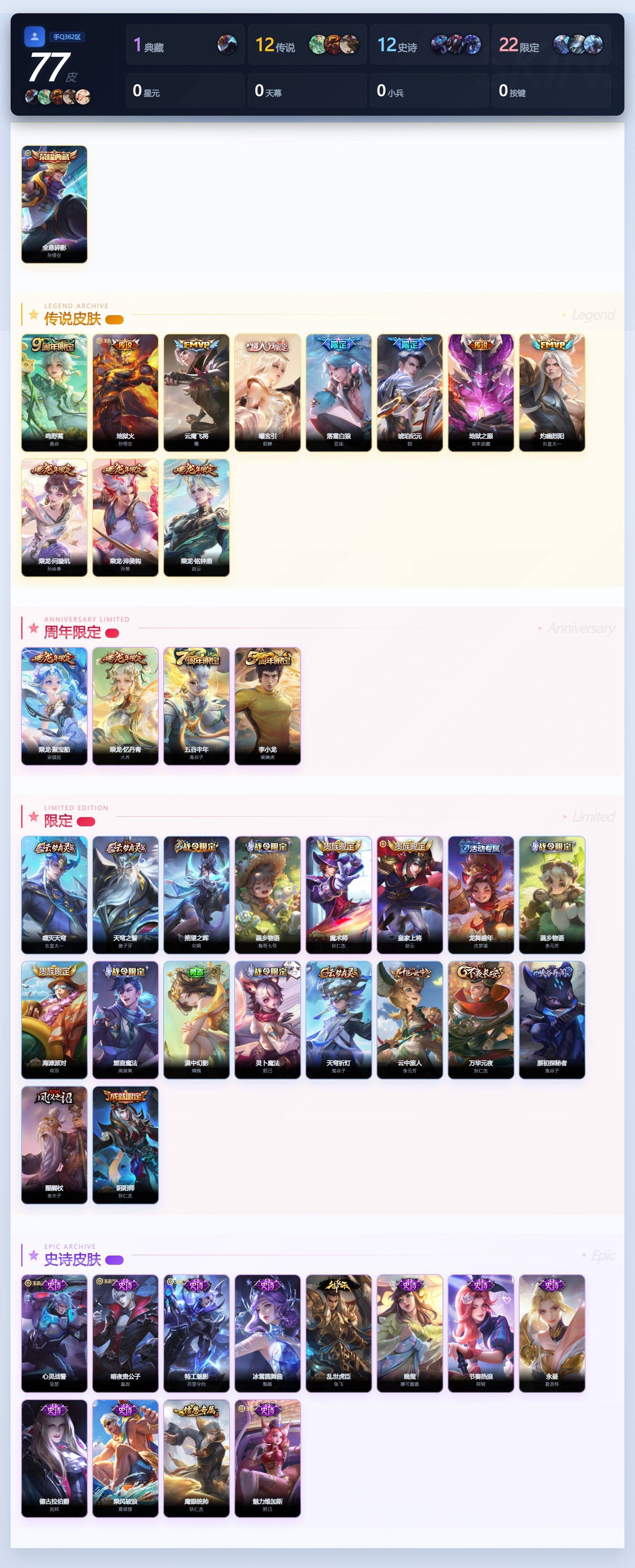 WZCMW4375136王者荣耀账号详情图4