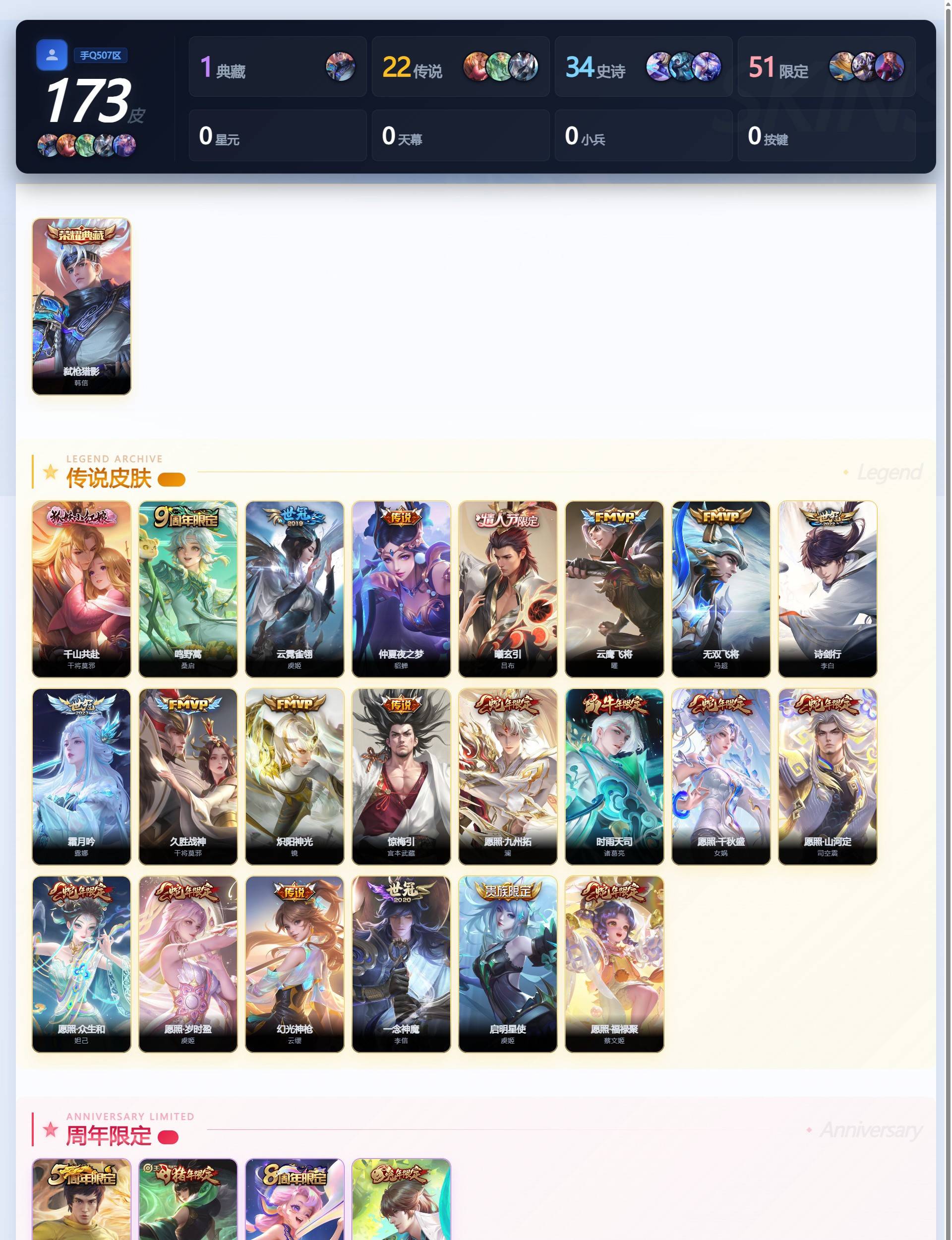 WZQM4348072王者荣耀账号详情图6
