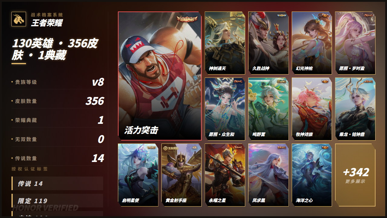 WZQM4349680王者荣耀账号详情图3