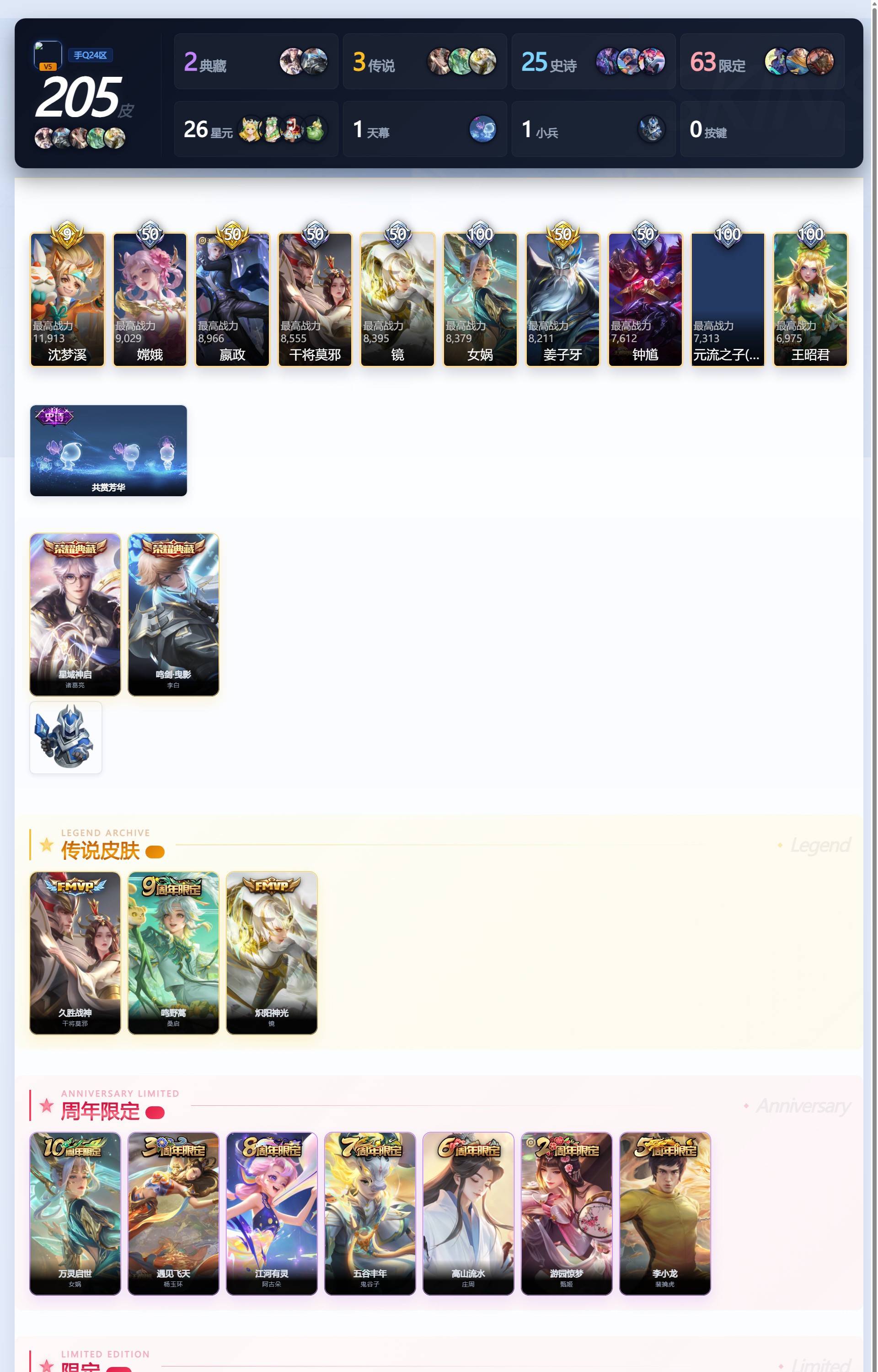 WZQM4349728王者荣耀账号详情图6