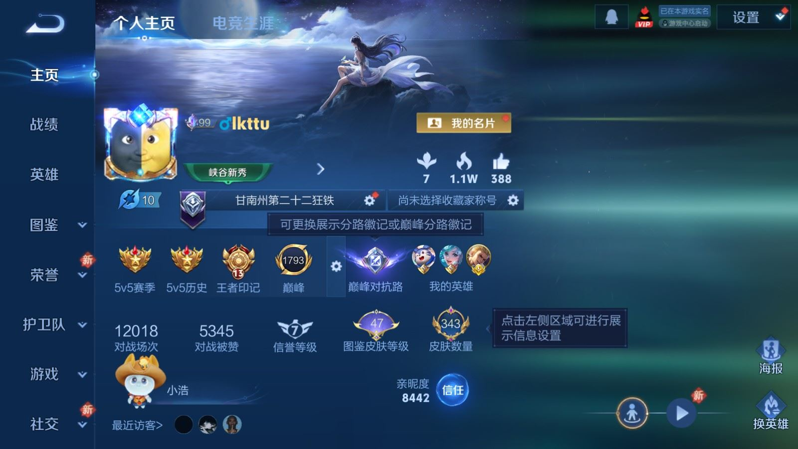 WZQM4351680王者荣耀账号详情图11