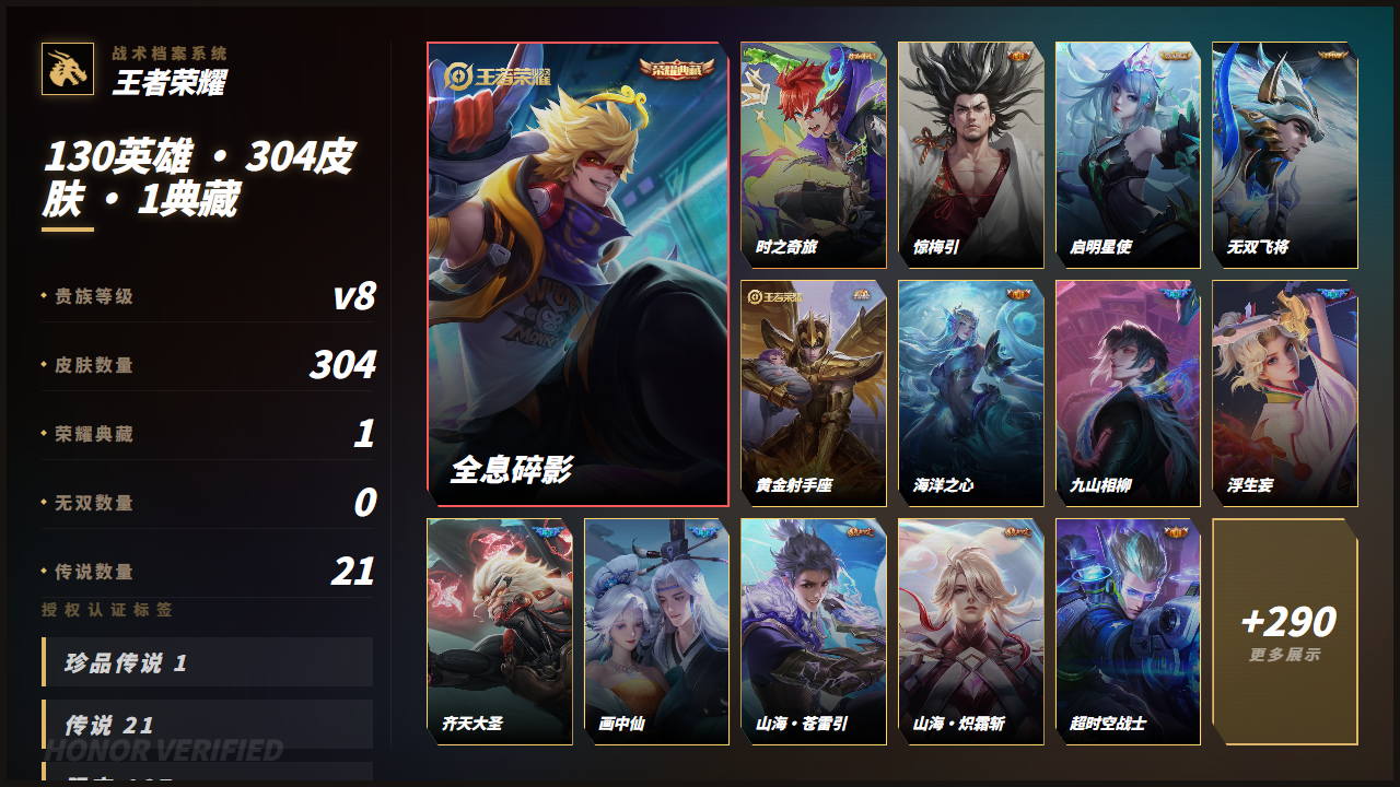 WZQM4356490王者荣耀账号详情图3