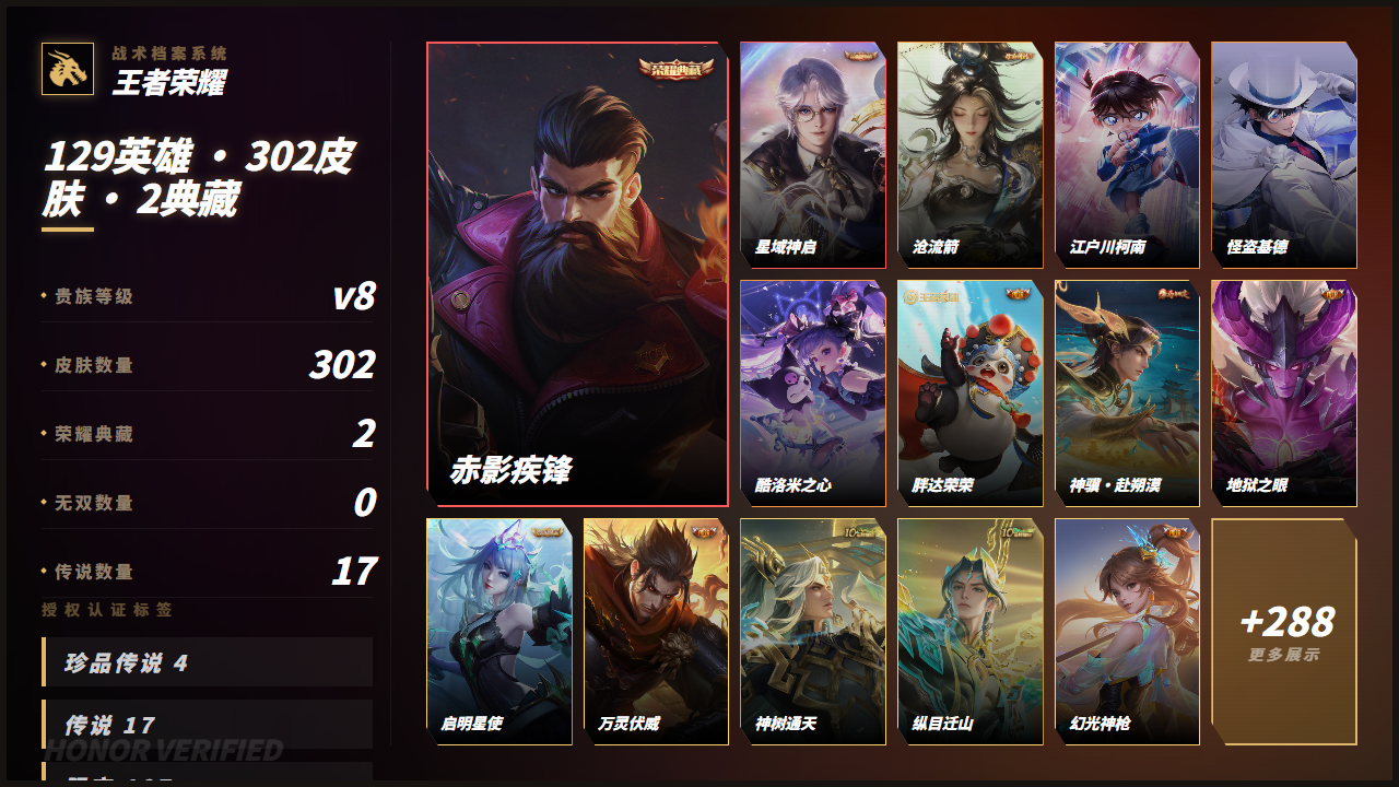 WZQM4356759王者荣耀账号详情图3