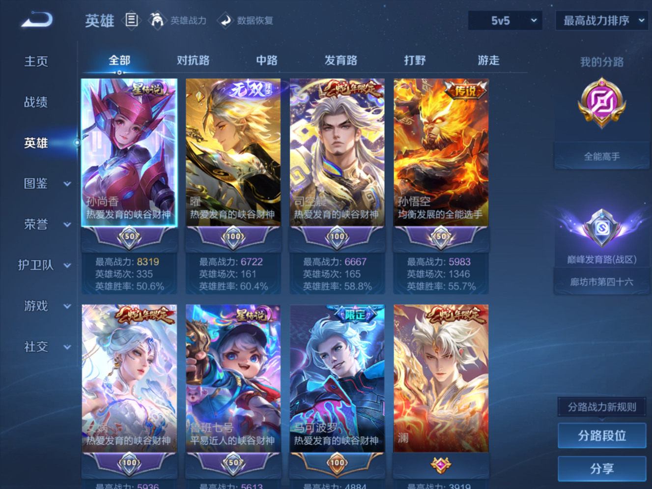 WZCMW4383048王者荣耀账号详情图4