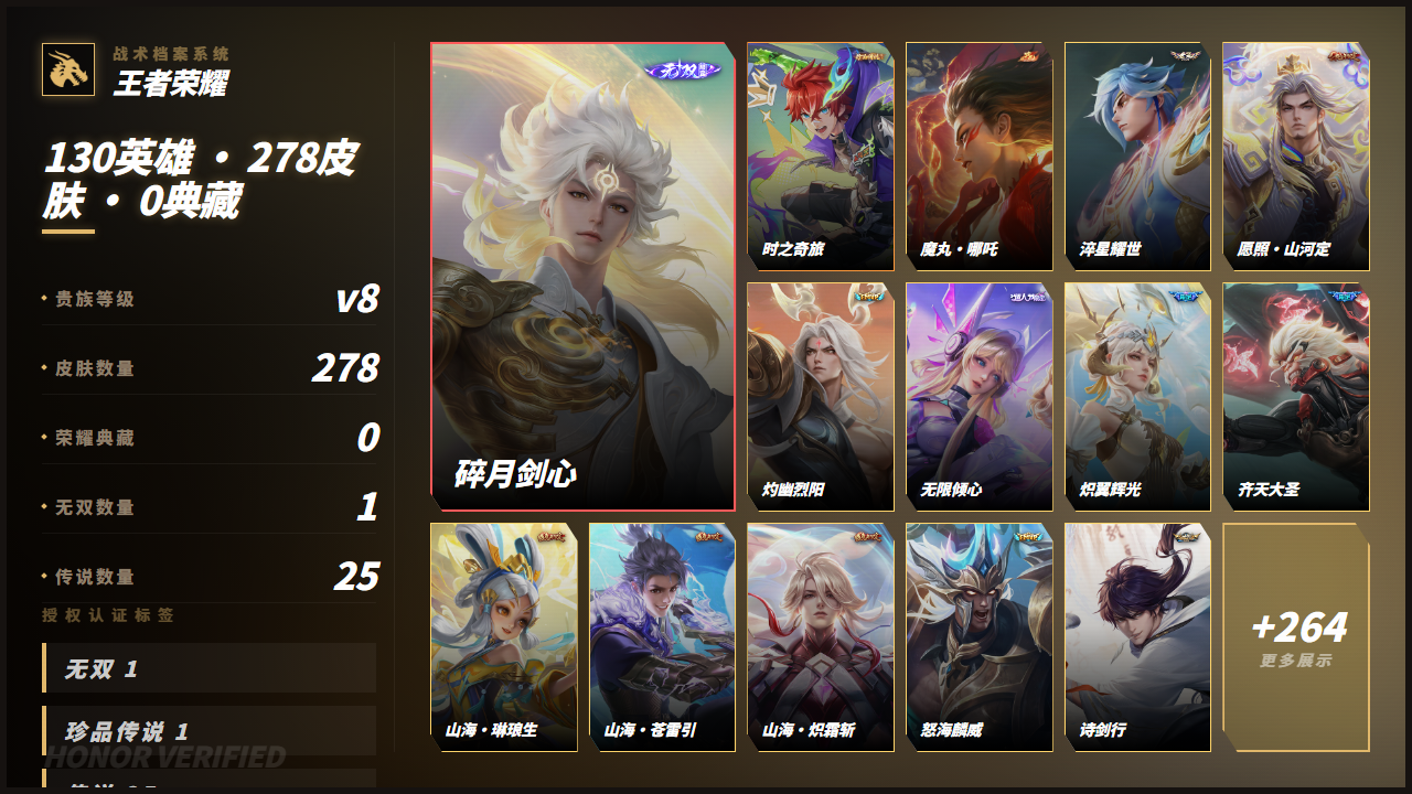 WZQM4357738王者荣耀账号详情图3